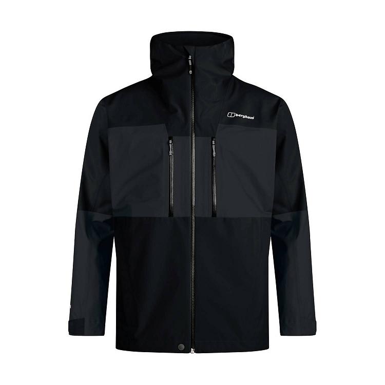 Pánska Nepremokavá Bunda Berghaus Gore Tex Ridgemaster 3L Čierne Slovensko 5342QWIJP